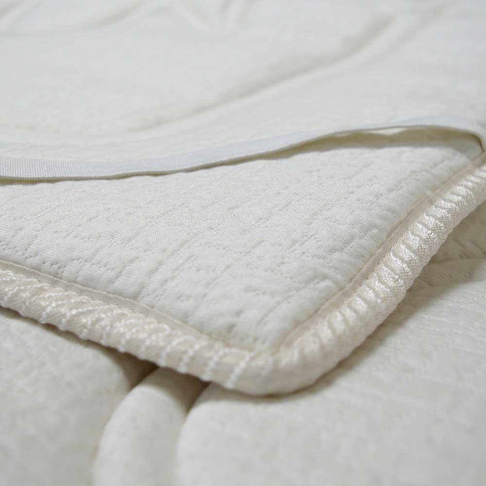 Matelas en déstockage Surmatelas Premium Pure laine Vierge